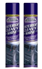 2 x Interior Dressing Shine Valet Dash Board Cleaner Trim Restorer New Car 300ml