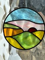 Handmade Stained Glass Suncatcher - Sunrise