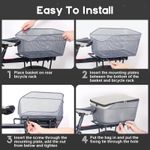 Bike Rear Basket Tailstock Holder Mountain Road Bikes Bike Rear Rack Metal