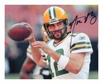 AARON RODGERS - GREEN BAY PACKERS AUTOGRAPH SIGNED PP PHOTO POSTER