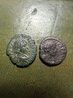 Caracalla And Geta Provincial Coin Family Portrait
