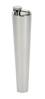  10oz Horse Rider Baton Flask hip flask & free funnel. cap is on a metal hinge