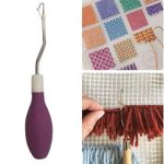 6.7" Latch Hook Crochet Needle, Crochet Hook with Latch,