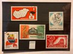 stamps. Hungary, Lot, Stamped