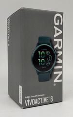 Garmin Vivoactive 6 Health & Fitness Music GPS AMOLED Smartwatch - 42mm Green