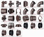 Polypipe 110mm Ring Seal, Push Fit Soil and Vent Pipe Fittings in Brown