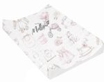 Baby Changing Mat Nursery Girls or Boys 690x440mm Can Be Personalised  WEDGE MAT