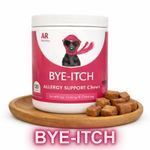 BYE-Itch Immunity Treats For Dogs 120 Chew Soothe Itchy Paws Eyes Ears Skin 360g