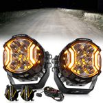 AUXBEAM 2X 3"Inch LED Work Light Cube Pods Spot OffRoad Lights Truck Driving FOG