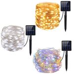 LED Solar String Light Lights Waterproof Copper Wire Fairy Outdoor Garden Party