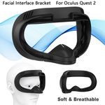 3-in-1 Face Mask Cover for Meta Quest 2 PU Leather Facial Interface VR Pad