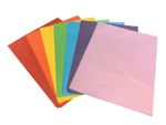 Rainbow Coloured Tissue Paper 7 Colours 50x75cm Sheets - Arts & Craft Large Wrap