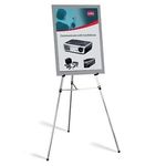 Nobo Lightweight Telescopic Adjustable Display Easel, Q50E, Silver