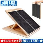 Professional 5 Level Calf Stretcher Incline Board Ankle Wooden Slant Board Tool