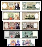 2x 1.000 - 100.000 Lire - Issue 1962 - 1974 - Reproduction - 06