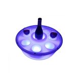 LED Floating Spa Bar/Drinks/Cup Holder - Re-Chargeable, for Hot Tubs/Pools