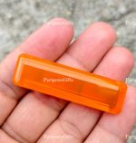Large Orange Fire Opal 75+ Ct. Australian Baguette Cut Loose Gemstone