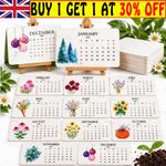 2027 Eco-Friendly Plantable Seed Calendar Gardening & Green Living Planner