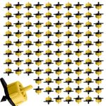 Drip Irrigation Emitters, 100pcs - 1/4 Inch 0.5 GPH Pressure Compensated Dripper
