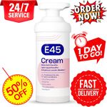 E45 Cream Pump 500 g Itch Relief Dermatological Skin Dry Care AUTHORISED SELLER