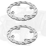2pcs Front Brake Discs Rotors 5250205 For Polaris Sportsman 850 XP Touring 09-23