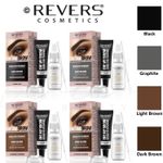 Henna Eyebrow Eyelash Tint Lasting Brow Dye Paint Cream Brown Black Full Kit Set
