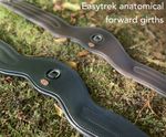 EASYTREK leather forward anatomical GIRTH for stability & forward girth grooves