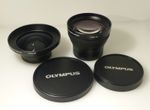 OLYMPUS TCON-14B WCON-08B CONVERSION LENSES SCREW onto 62mm FILTER THREADS