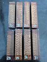 SNAKEWOOD knife handle / scales / carving blank VARIOUS SIZES #28-36