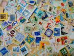 8000+++ Japan Used Commemorative Stamps On Paper Kiloware Lot Japan Post