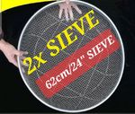 Garden Sieve Riddler Compost Soil Sifter 2x 62cm Over Size GIGANT  Large