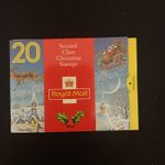 GB QEII 1992 Decimal Barcode 20 x 18p Class Christmas Stamps Booklet (LX3) mint
