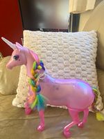Barbie Dreamtopia Unicorn Figure with Multicolour Rainbow Braided Mane & Tail