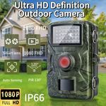 32GB Wildlife Trail Camera 1080P Game Night Vision Outdoor Motion Hunting Cam UK