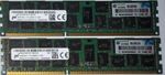 32GB (2x 16GB) Micron DDR3 ECC RDIMM PC3-14900R 1866MHz HPE 712383-081