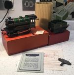 1959 Hornby O Gauge No.51 50153 BR Green Clockwork Loco Mint In Box Unused