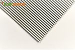 PLAIN 2.5mm CORRUGATED METAL SHEETING FOR O/OO/HO 7MM & 4MM MODELLING 1/76 1/43