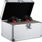 7" Storage Box  Singles Vinyl Record Carry Case Tough Strong Holds 200 uk