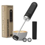 NanoFoamer V2 Handheld Milk Frother – Portable Battery-Powered Coffee Maker