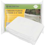 Heavy Duty Garden Fleece Plant Protection Long Lasting Rip Proof 30gsm 2m X 10m