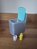 Barbie Toilet Loo With Accessories Dolls House Bathroom Furniture Mattel
