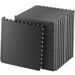 60x60cm Interlocking EVA Foam Gym Floor Mats Leaf Pattern Non-Slip Protective UK