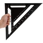 12" Aluminum Alloy Carpenter Square Set Rafter Square Layout Tools New UK STOCK
