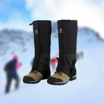 1 Pair Waterproof Leg Covers Elastic Strap Long Tube Hiking Skiing