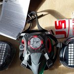 MST 820 Half Mask Respirator Mask Size M with Filters