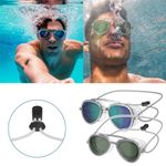 Sunny Unisex Swim Goggles - Anti‑Fog, UV Protection - 3 Colors 2026