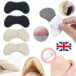 2 x Heel Grips Pads Liner Cushions  For Loose Shoes Pair Adhesive Foot Care FAST