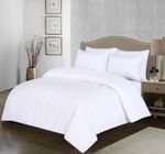 100% Egyptian Cotton Duvet Cover Set |200 Thread Count Plain Dyed Duvet Quilt Co