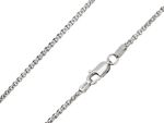 9ct White Gold necklace Chain Spiga Wheat 16in-20in Italian Made Hallmarked