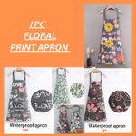 WATERPROOF FLORAL PRINT APRON FOR CATERING COOKING, GARDENING ,CRAFT & BAKING